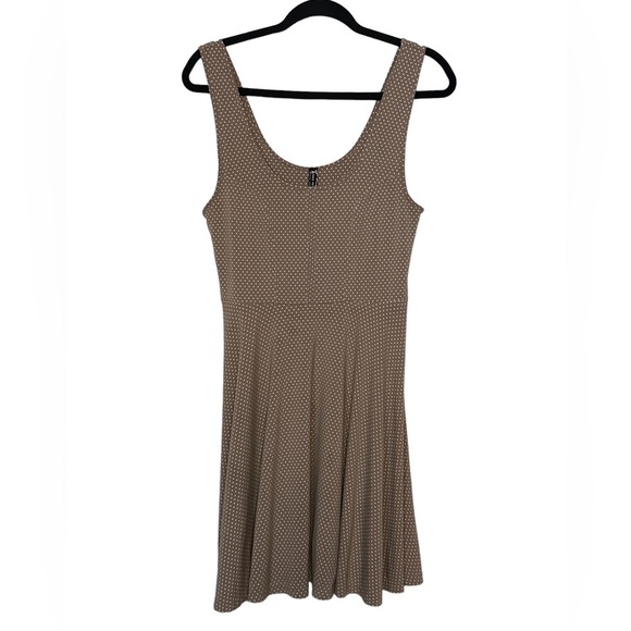 Free People Tan Mini Dress with Dots - Picture 2 of 9